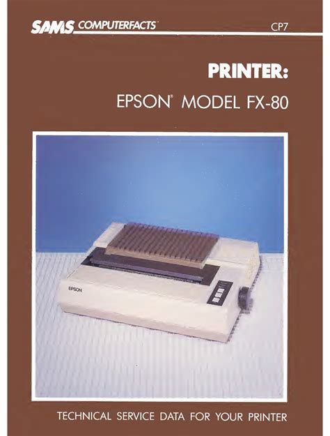 Epson FX-80 Printer Driver: Installation and Troubleshooting Guide
